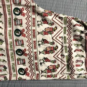 Hanna Anderson Size M Grinch Fair Isle Pajama Pants